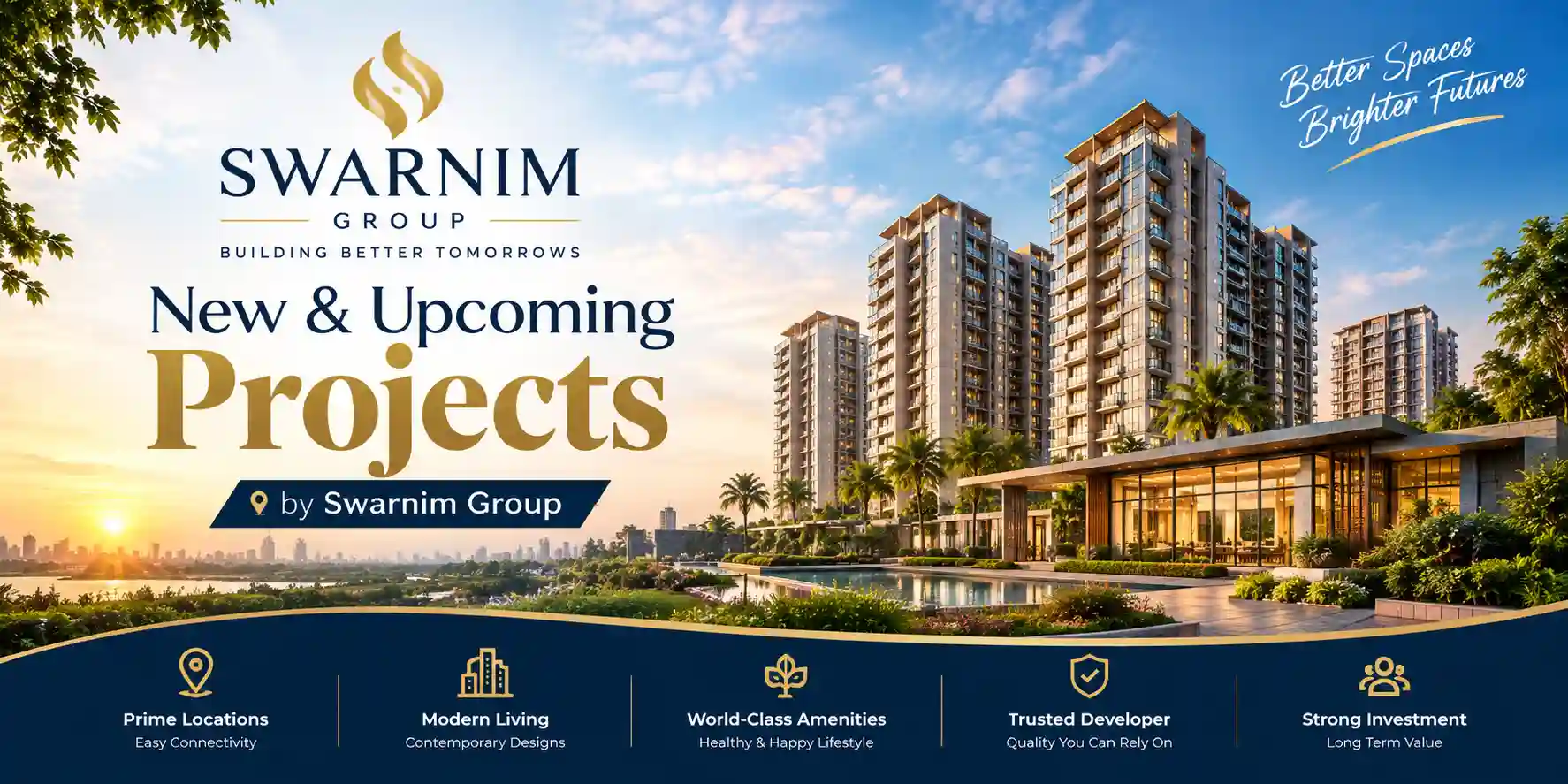 Swarnim Group new and upcoming residential projects in Ahmedabad